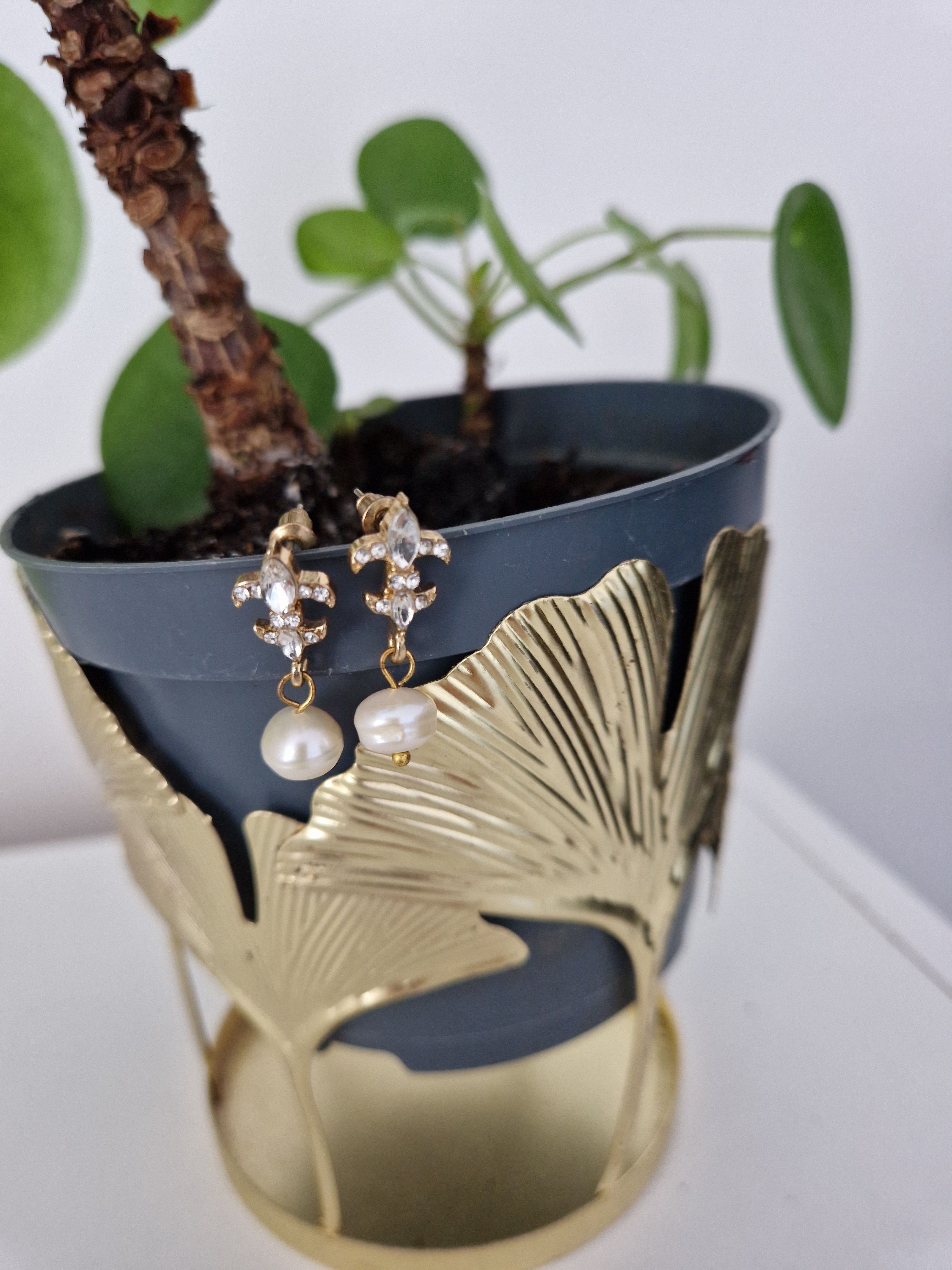 Boucles d'oreilles Fleur de lys