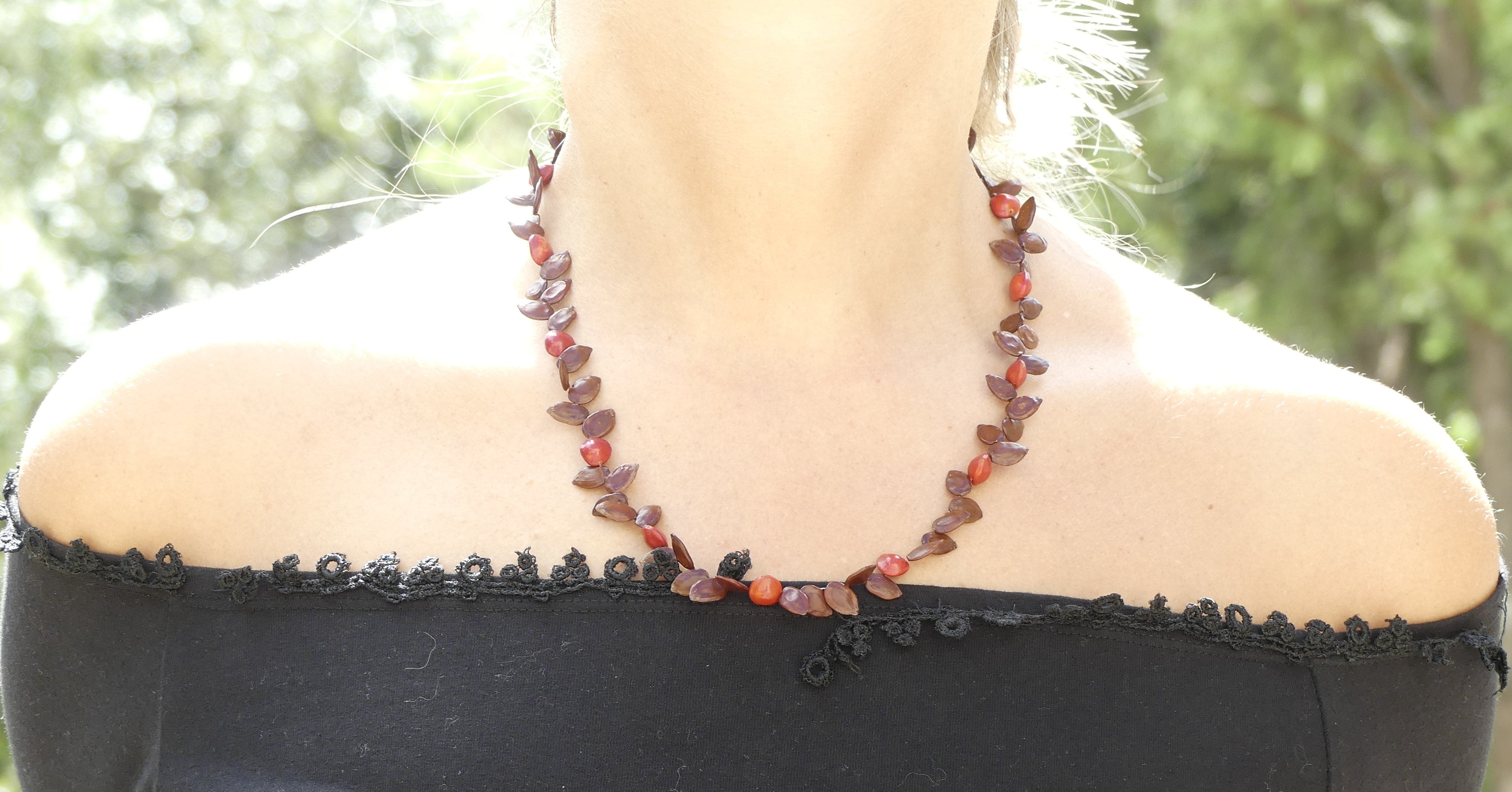 Collier graines