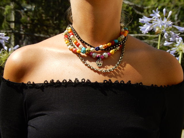Collier calavera
