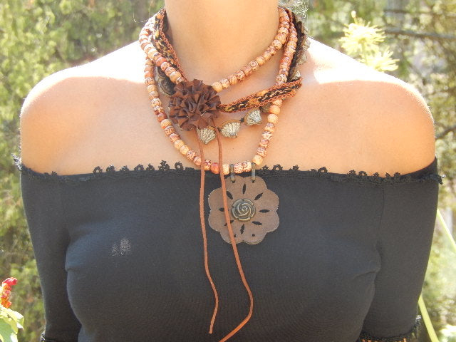 Collier bois