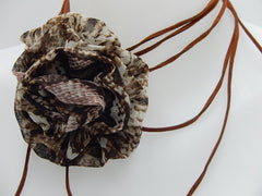 Collier corde en daim