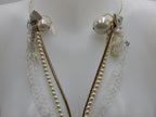 Collier grosses boules blanche