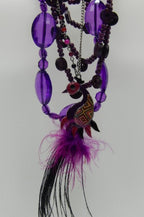 Sautoir violet