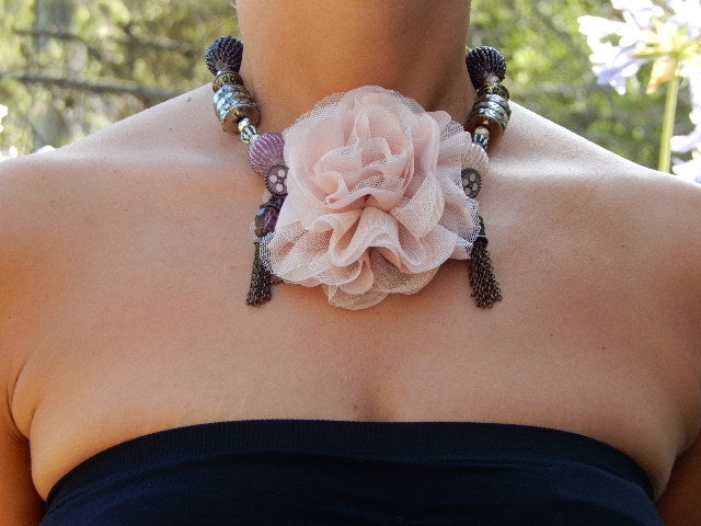Collier rose