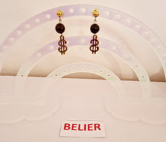 Boucles d'oreilles Bélier avec Dollars