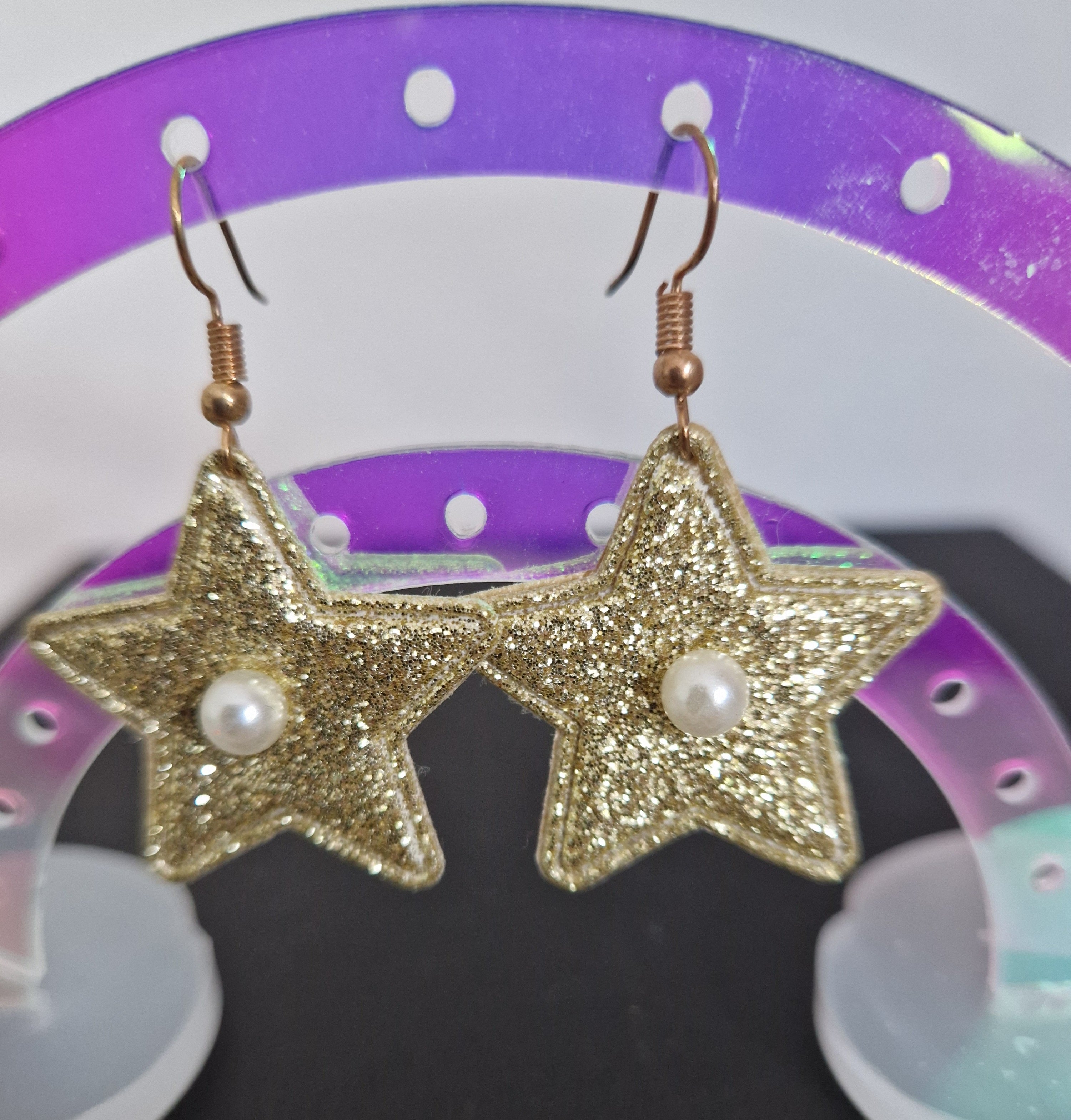 Boucles d'oreilles Etoile dorée