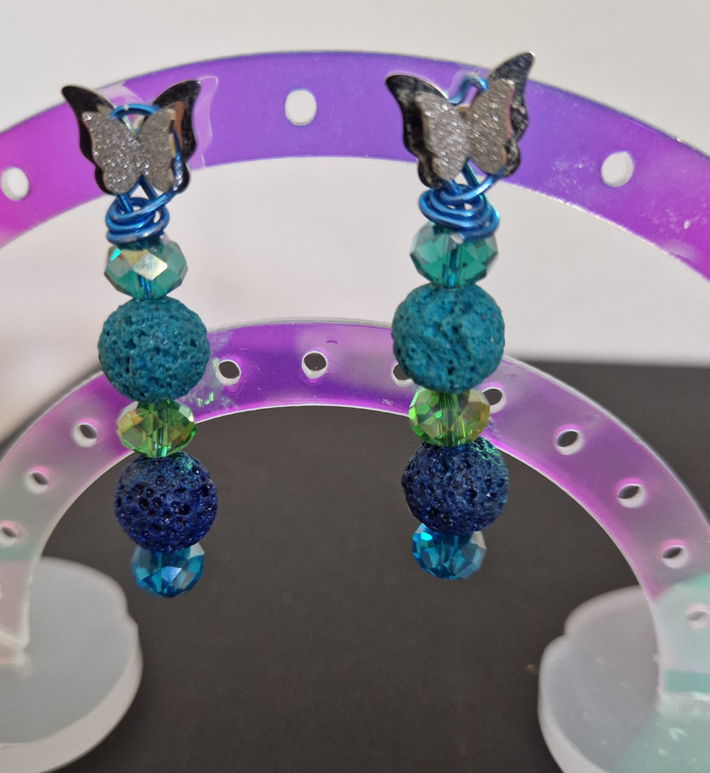 Boucles d'oreilles papillons