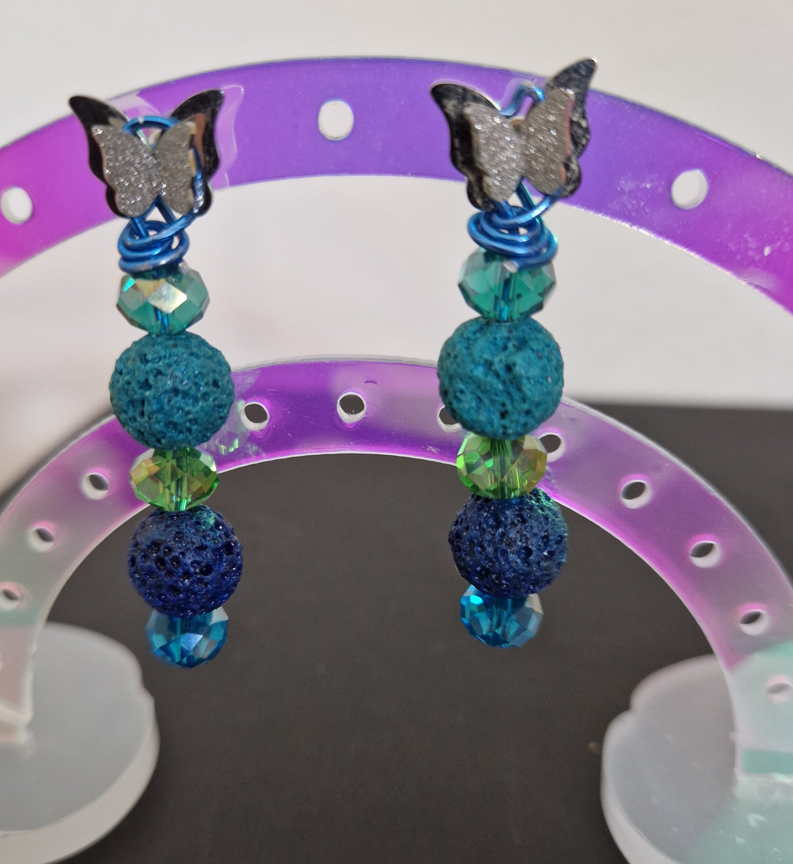 Boucles d'oreilles papillons
