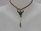 Collier tête de buffle
