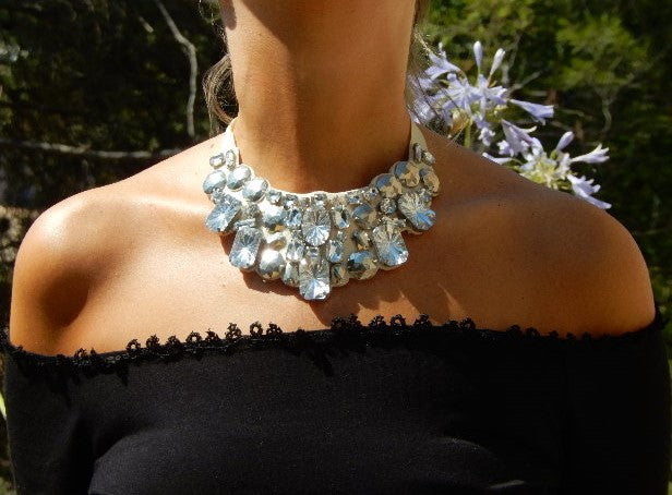 Plastron strass