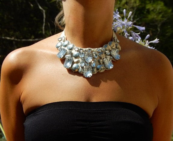 Plastron strass