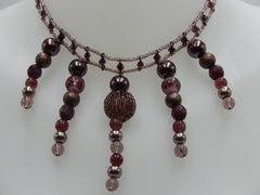 Ras de cou perles roses