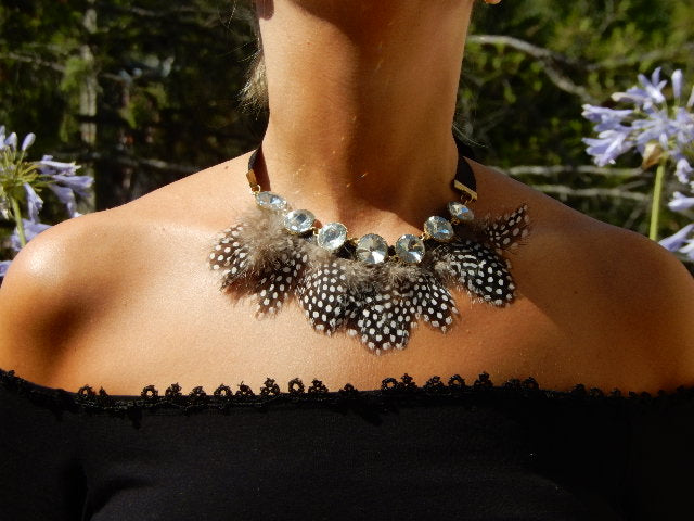 Collier en plumes