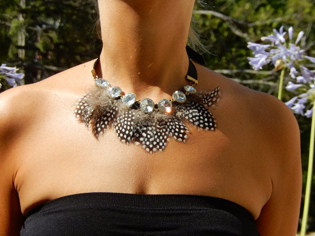 Collier en plumes