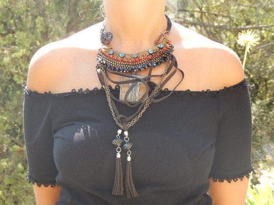 Collier ethnique