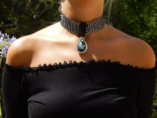 Ras de cou en strass diamant