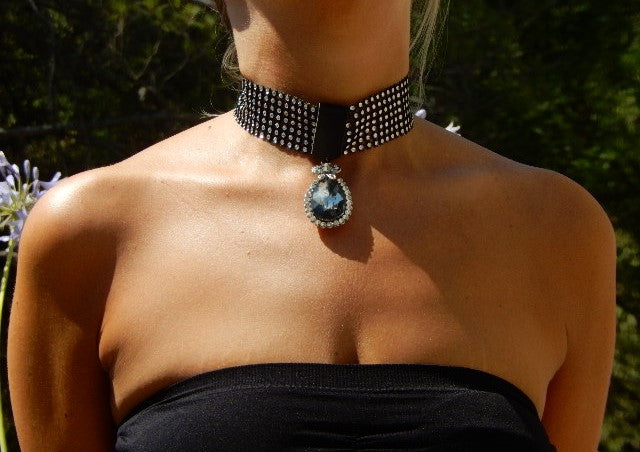 Ras de cou en strass diamant