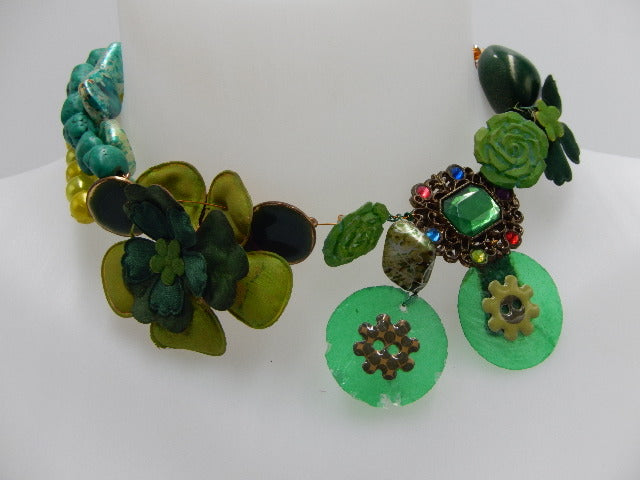 Collier verts