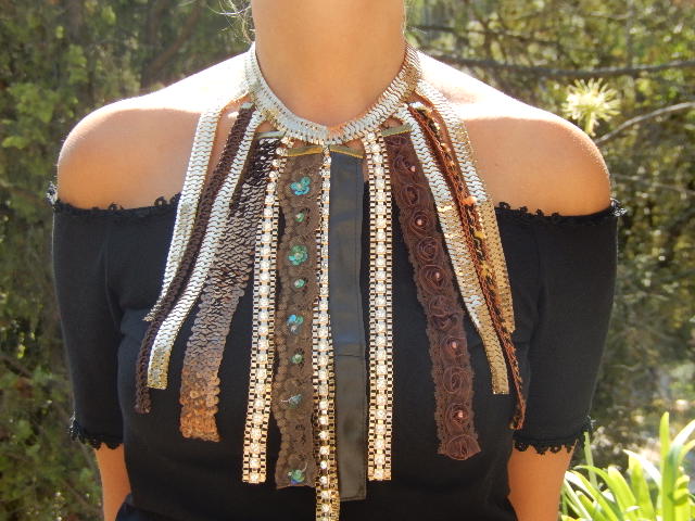 Collier lamelles