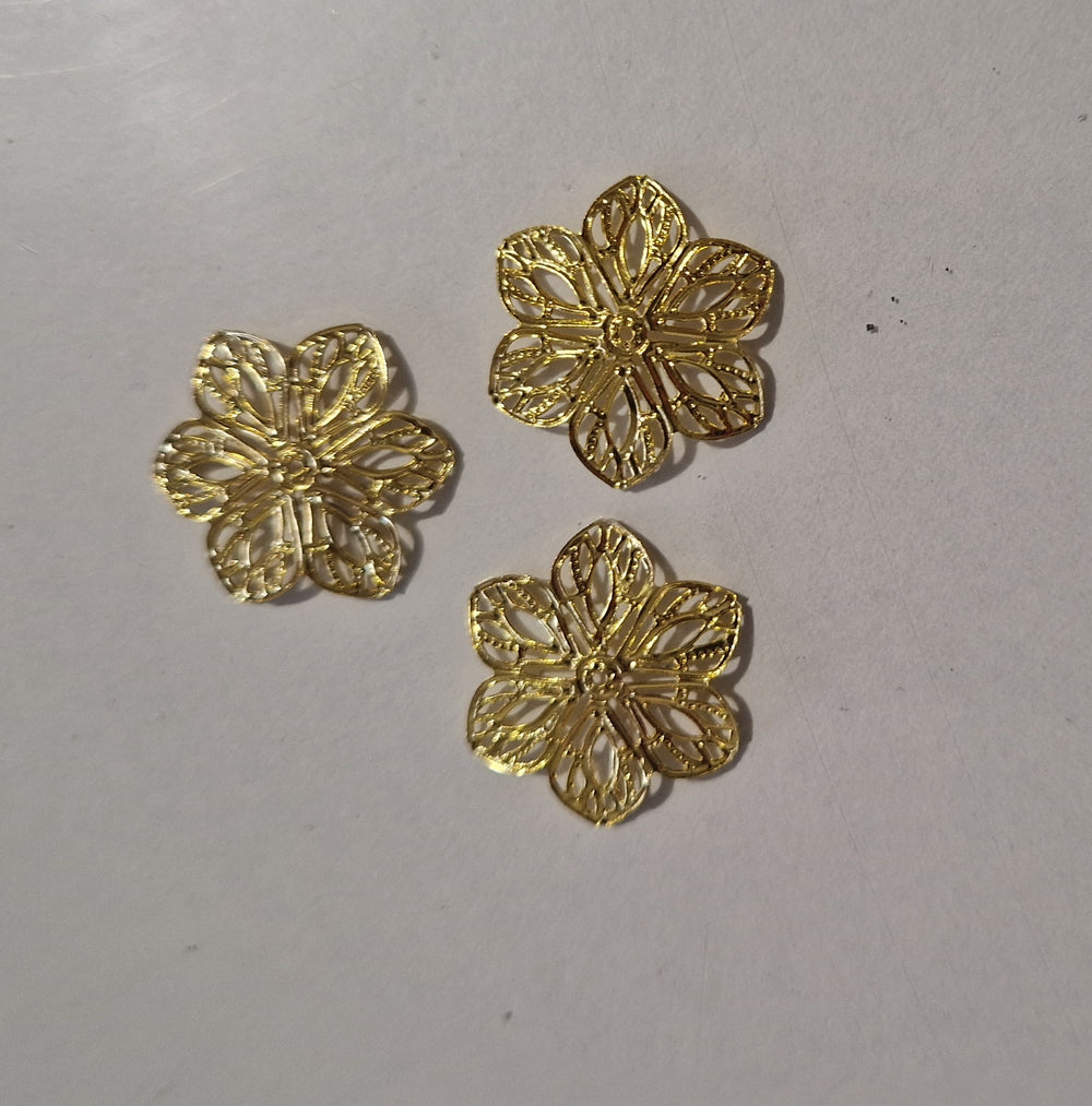 CHARM Fleur dorée