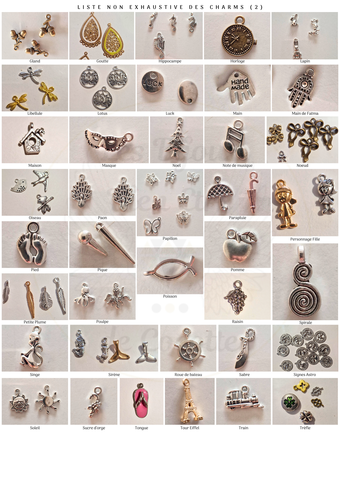 Boucles d'oreilles personnalisées