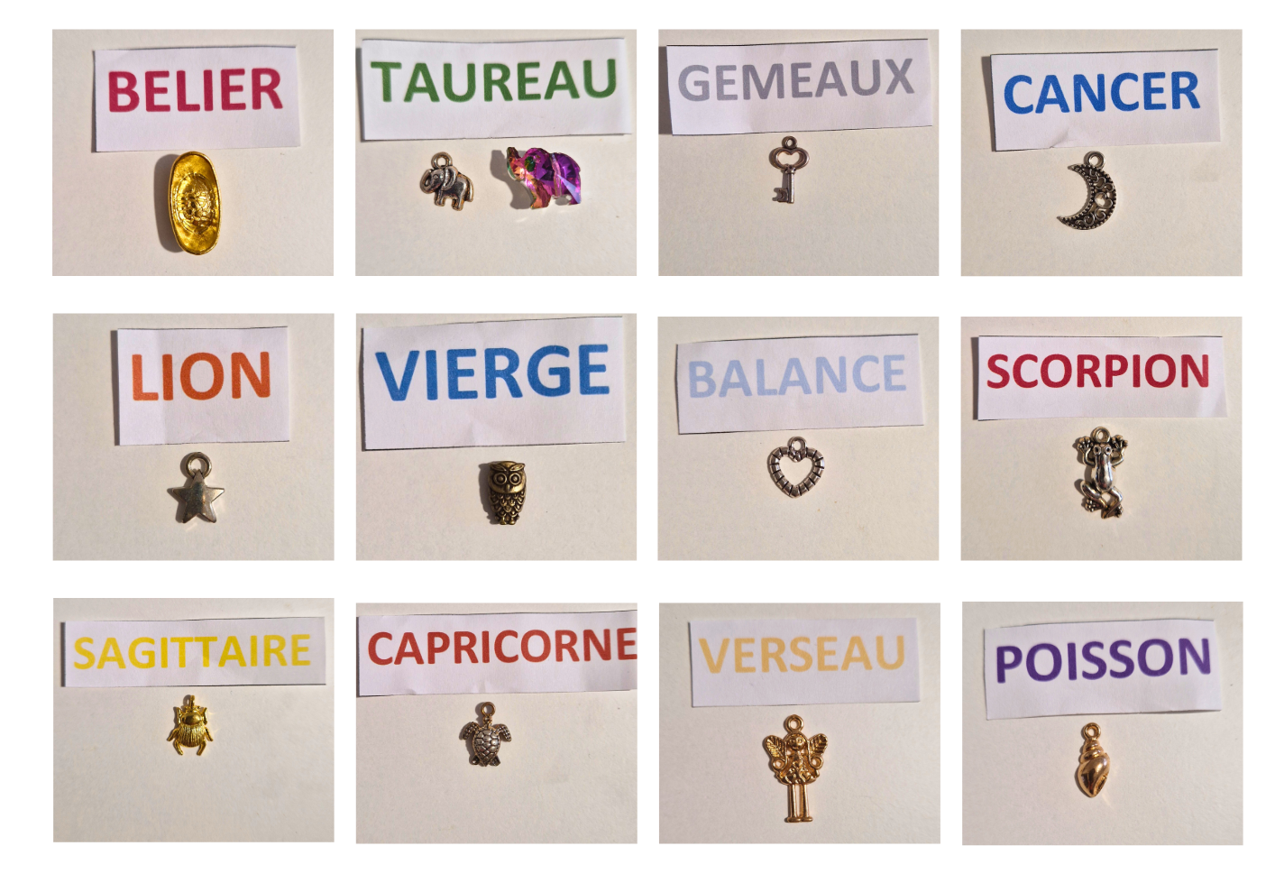 Boucles d'oreilles personnalisées
